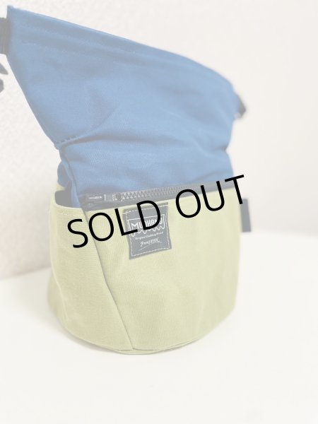 画像3: ブルー×よもぎ バックファスナーカスタム (3)