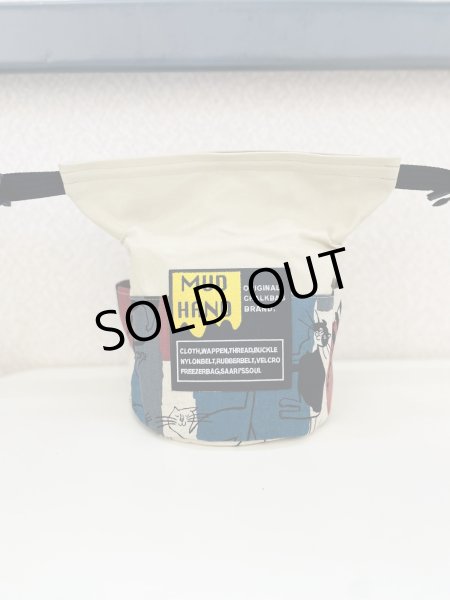 画像1: オフベージュ×アート猫 (1)